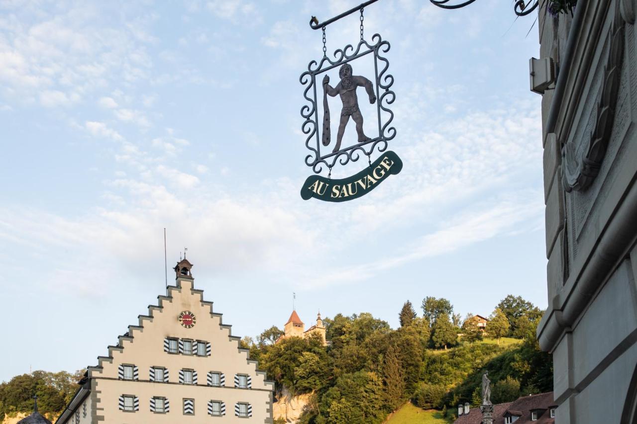 Hotel Restaurant Au Sauvage Fribourg Dış mekan fotoğraf